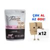 Felicia Tahılsız Yavru Kuzu Etli Yaş Kedi Maması 85 gr 12’li Paket