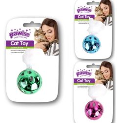 Pawise Metalik Renkli Kedi Oyun Topu