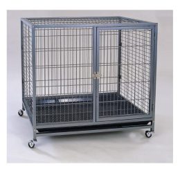 Dayang Köpek Kafesi Galveniz Tekerlekli 95x57x87