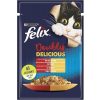Felix Çifte Lezzet Tavuk ve Sığır Etli Yetişkin Kedi Konservesi 85gr
