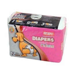Hushpet Ultra Emici Köpek Külot Çiş Pedi XS Beden 12 Adet