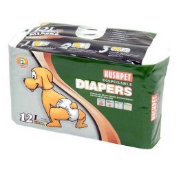 Hushpet Ultra Emici Köpek Külot Çiş Pedi L Beden 12 Adet
