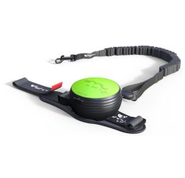 Lishinu Yeşil Bungee Akıllı Kontrol Köpek Gezdirme Tasması Large 13-40Kg