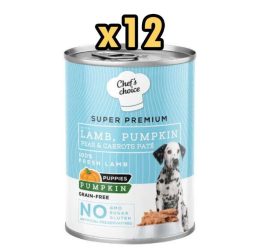 New Chefs Choice Pumpkin Pate Puppy Kuzu Balkabak Yavru Köpek Yaş Maması 400 Gr X 12 Adet