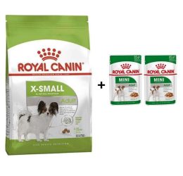 Royal Canin Adult X Small Köpek Maması 1,5 kg + 2 Adet Yaş Mama Hediye