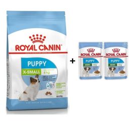 Royal Canin X Small Yavru Köpek Maması 1,5 kg + 2 Adet Yaş Mama Hediye