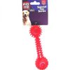 Playfull Dumbell Şeklinde Tırtıklı Köpek Oyuncağı 12×3,5 Cm