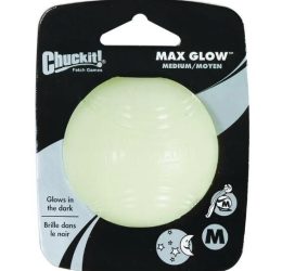 Chuckit Max Glow Gece Parlayan Köpek Oyun Topu (Orta Boy)