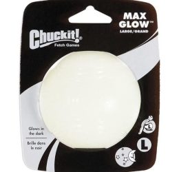 Chuckit Max Glow Gece Parlayan Köpek Oyun Topu (Büyük Boy)