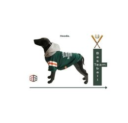 Baseball Hoodie Yeşil Köpek Kıyafeti