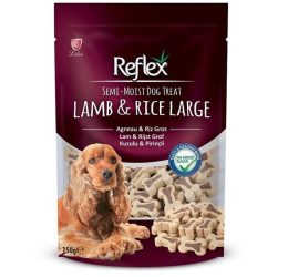Reflex Semi-Moist Kuzulu ve Pirinçli Yarı Yumuşak Köpek Ödül Maması 150gr