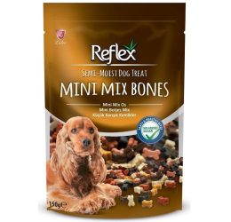 Reflex Semi-Moist Mini Mix Bones Yarı Yumuşak Köpek Ödül Kemiği 150 Gr