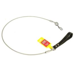Flip Deri Tutmalı Çelik Halat Gezdirme 3 mm x 120 cm