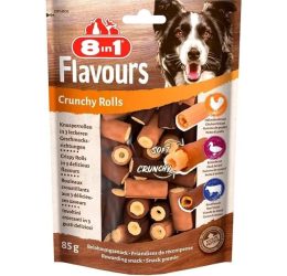 8in1 Flavours Crunchy Rolls Köpek Ödülü 85 Gr