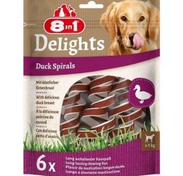 8in1 Smart Delights Duck Spirals Ördekli Burgu Köpek Ödülü 6lı