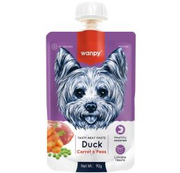 Wanpy Taze Ördekli&Havuçlu  Köpek Et Ezmesi 90 gr