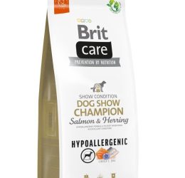Brit Care Hypo-Allergenic Dog Show Champion Somon ve Ringa Balıklı Yetişkin Köpek Maması 12kg