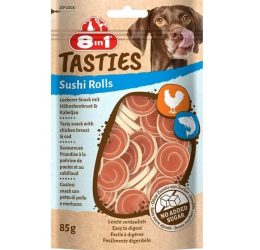 8in1 Tasties Sushi Rolls Tavuklu Balıklı Sushi Köpek Ödülü 85 Gr