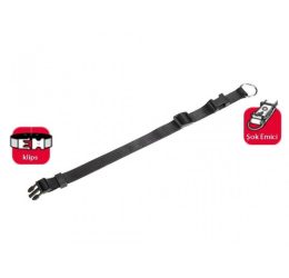 Karlie Kilitli Köpek Boyun Tasması 40-55cm/15mm Siyah Medium