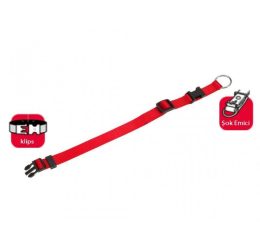 Karlie Kilitli Köpek Boyun Tasması 40-55cm/15mm Kırmızı Medium