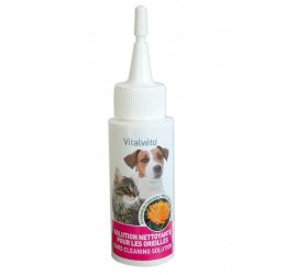 Vitalveto Kedi ve Köpekler için Nergis Özlü Kulak Temizleme Losyonu 60ml