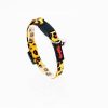 Tailpetz Easy & Safety Lock Çıngıraklı Ayarlanabilir Kedi Boyun Tasması LEOPARD