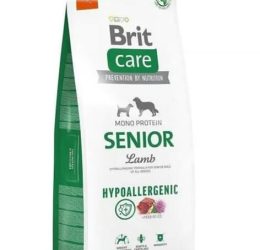 Brit Care Hypo-Allergenic Tüm Irklar için Kuzulu ve Pirinçli Yaşlı Köpek Maması 12kg
