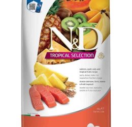 ND Tropical Selection Somonlu ve Tropikal Meyveli Orta ve Büyük Irk Yetişkin Köpek Maması 10 Kg