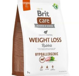 Brit Care Hypo-Allergenic Weight Loss Tavşan Etli Kilo Dengeleyici Yetişkin Köpek Maması 3kg