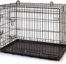 At Pet Metal Kedi Köpek Kafesi Siyah 77x47x55cm