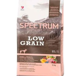 Spectrum Tavşanlı Hindili ve Bal Kabaklı Orta ve Büyük Irk Düşük Tahıllı Yetişkin Köpek Maması 12kg