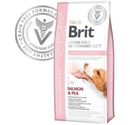 Brit Veterinary Diet Hypo-Allergenic Cilt Sağlığı Destekleyici Somonlu Tahılsız Köpek Maması 2 Kg