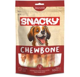 Snacky Tavuk Sargılı Çubuk Köpek Ödül 10’lu 100 Gr