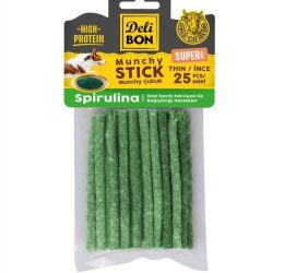 Delibon Super Munchy Çubuk Spirulinalı İnce 25’li