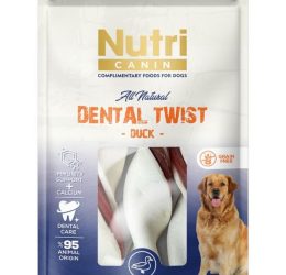 Nutri Canin Dental Twist Ördekli Diş Sağlığı Köpek Ödülü 120 Gr