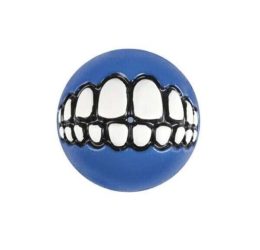 Rogz Toyz Grinz Ödül Hazneli Köpek Oyun Topu Mavi Large 7.8 Cm
