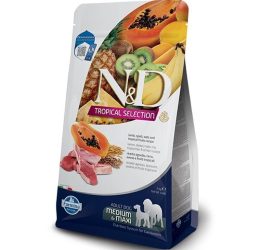 ND Tropical Selection Kuzu Etli Tropikal Meyveli Yetişkin Köpek Maması 10kg