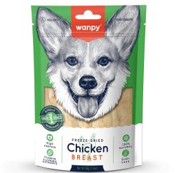 Wanpy Dondurularak Kurutulmuş Tavuk Göğüs Köpek Ödülü 40 g