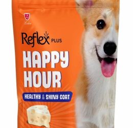 Reflex Happy Hour Sağlık Ve Parlak Tüyler İçin Destekleyici Köpek Ödülü 60 G