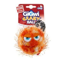 Gigwi Crazy Ball Çılgın Kirpi Top 6 Cm Turuncu Kedi Köpek Oyuncağı