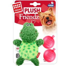 Gigwi Plush Friendz Sesli Kurbağa Köpek Oyuncağı
