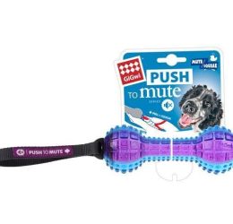 Gigwi Push To Mute Dambıl Ses Kont.18 cm Köpek Oyun