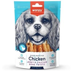 Wanpy Kalsiyumlu Gerçek Tavuk Sargili Köpek Ödülü100 Gr