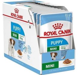 Royal Canin Mini Puppy Soslu Köpek Konservesi 85 gr 12’li Paket