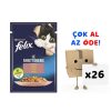 Felix Somonlu Yetişkin Kedi Konservesi 85gr 26’lı Paket