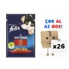 Felix Sığır Etli Yetişkin Kedi Konservesi 85gr 26’lı Paket
