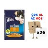 Felix Tavuk Etli Kedi Yaş Maması 85 Gr 26’lı Paket