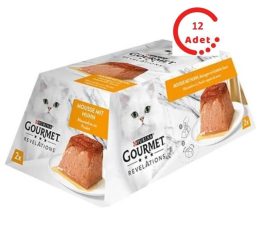 Gourmet Revelations Tavuklu Kedi Maması 2×57 gr 12’li Paket