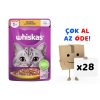 Whiskas Pouch Jöle İçinde Tavuklu Yetişkin Kedi Konservesi 85gr 28’li Paket