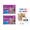 Whiskas Balık Favorileri Jöleli Kedi Yaş Maması 4×85 Gr 13’lü Paket
